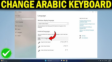 How To Change to Arabic Keyboard in Windows 11/10