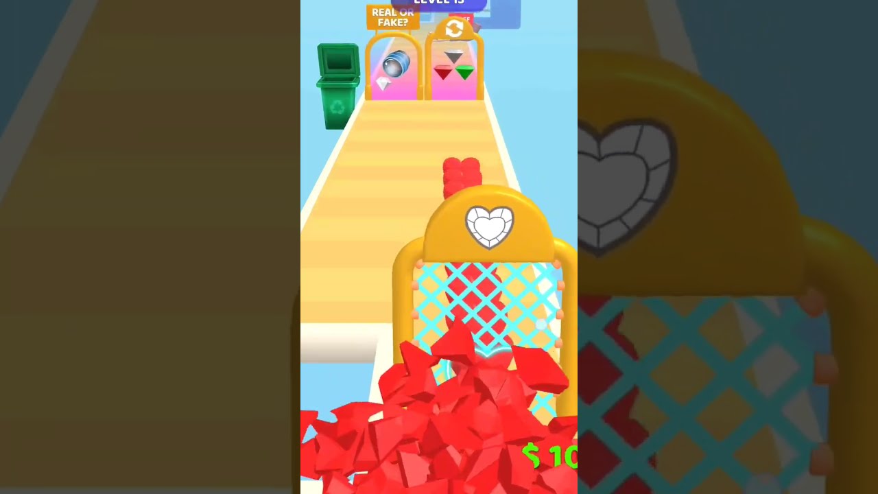 GEM STACK Level 36– Jitna high stack, utni badi jeet! 💎🏗️🏆#GemStack #StackToWin #shorts