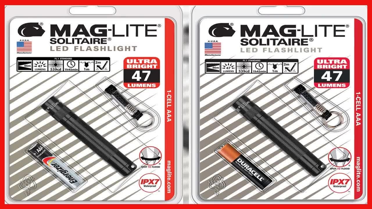 Светодиодный фонарь Maglite Solitaire: компактный и мощный, на который можно положиться.