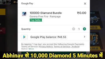 I Got 10,000 Diamond in 5 Minutes without redeem code without Paytm With  @Abhinav Gaming