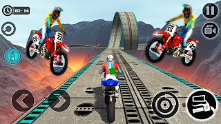 Impossible Motor Bike Tracks 3D: Driving Stunts Levels 1 to 6 - Android GamePlay screenshot 1