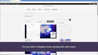 How-to Create an Upcoming Events Page in Eventful Theme (PRO Add-on)