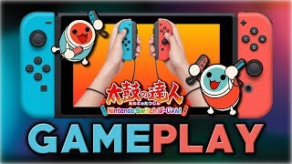 Taiko no Tatsujin Nintendo Switch Version! | Joy-Con Gameplay (Motion Controls) screenshot 1