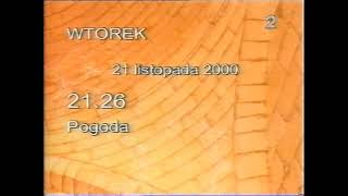 Zakończenie Programu. Tvp2 20.11.2000