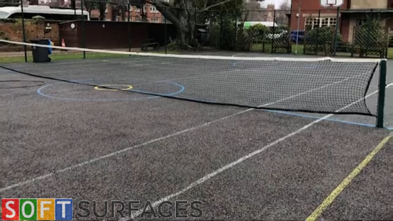 MUGA Sports Court Cleaning at a School in Banbury, Oxfordshire Clean