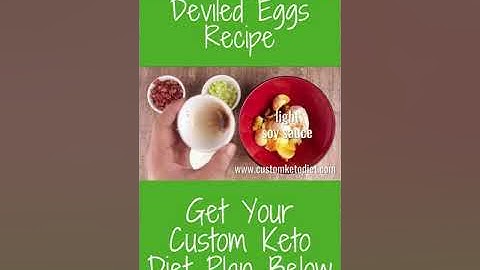 Bacon and Kimchi Deviled Eggs #shorts