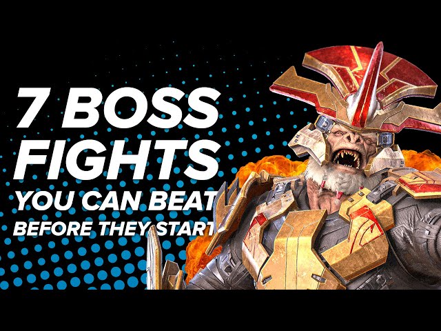 7 Boss Fights You Can Win Before they Even Start class=