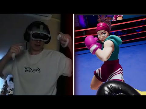 ГЛЕБ НОКАУТИРОВАЛ ЖЕНЩИНУ В VR БОКСЕ (KNOCKOUT LEAGUE)