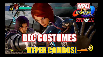 WINTER SOLDIER, BLACK WIDOW, & VENOM MOVES AND HYPER COMBOS [Marvel VS Capcom Infinite] [DLC] [PS4]