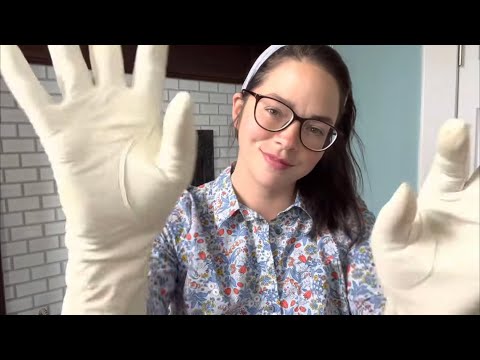 ASMR Personal Attention Leather and Satin Glove Sounds - No Talking