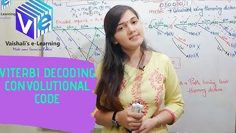 L 18 | Viterbi Decoding | Convolution Code | Information Theory & Coding | Digital Communication |