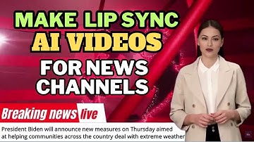 How to Make AI Lip Sync Videos for News Channels | AI Tuner