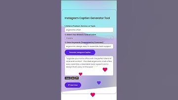 Publish Engaging Instagram Captions in Half the Time with Free AI Generator✨ #socialmediamarketing