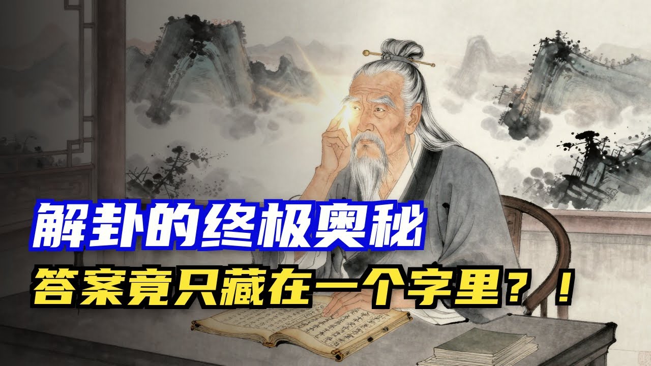 解卦的“底层逻辑”：不管问题多复杂，答案只藏在“动爻”这一个字里！ #易经 #解卦 #动爻 #核心