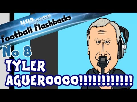 MARTIN TYLER - Aguero! What you didn't see (Football Flashback No 8 Cartoon Parody)