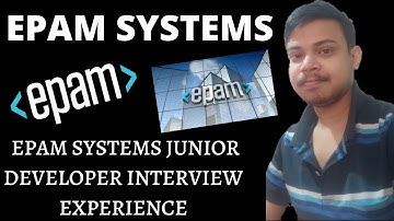 EPAM SYSTEMS INTERVIEW EXPERIENCE THROUGH PEP PROGRAM