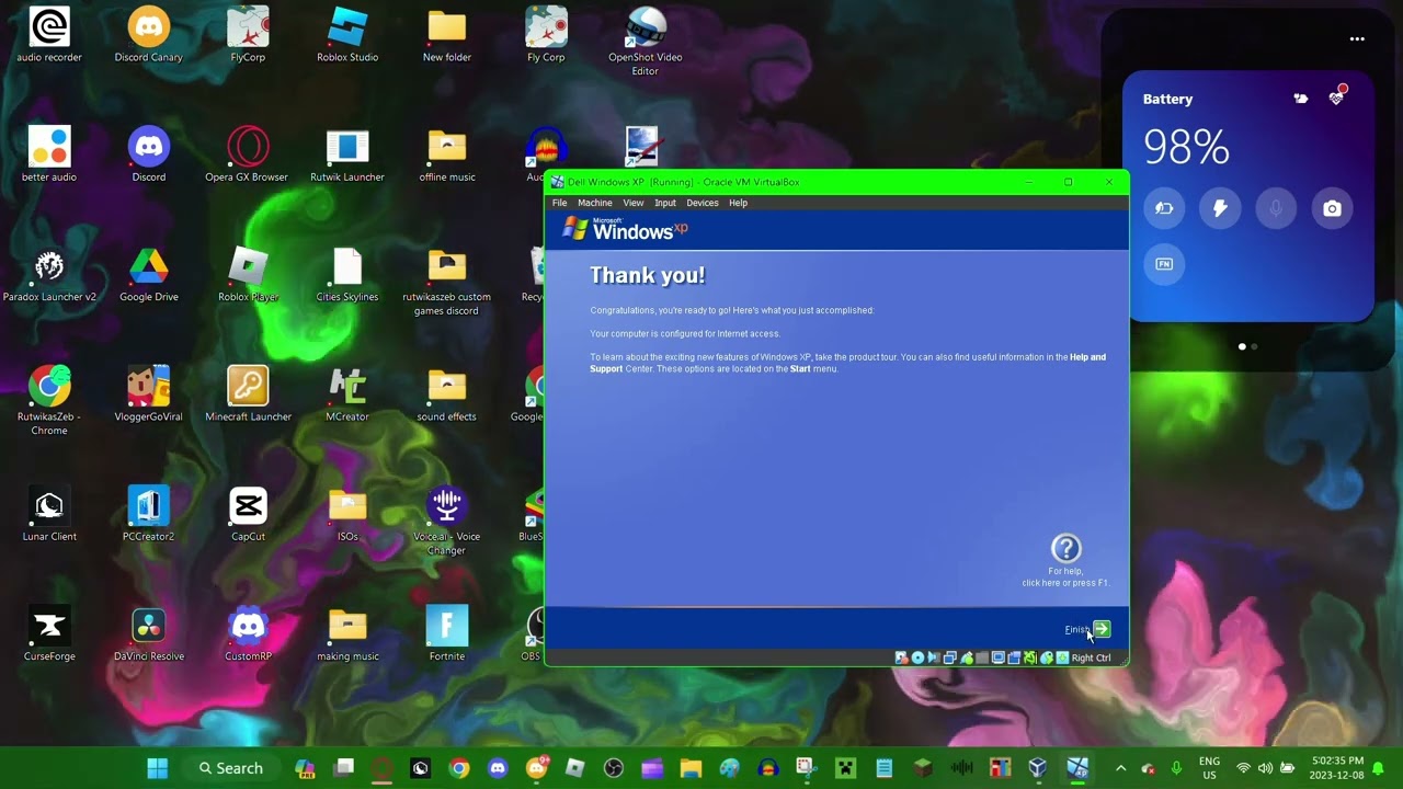 Using a Dell Recovery CD to install Windows XP - YouTube