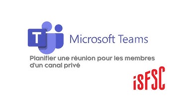 Planifier une réunion pour les membres d