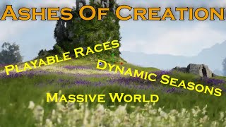 Ashes of Creation Playable Races and Dynamic World