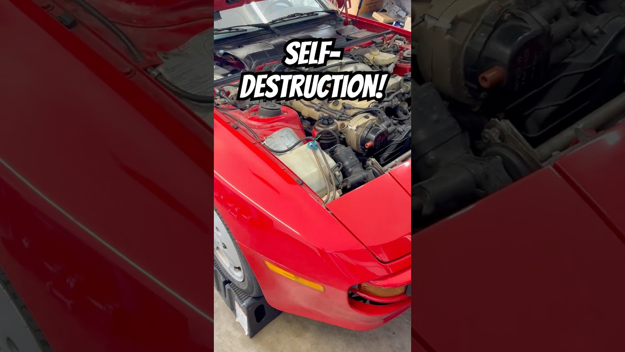 Porsche 944S Self-Destruct Mode #mechanic #diy #porsche944 #garage #repair