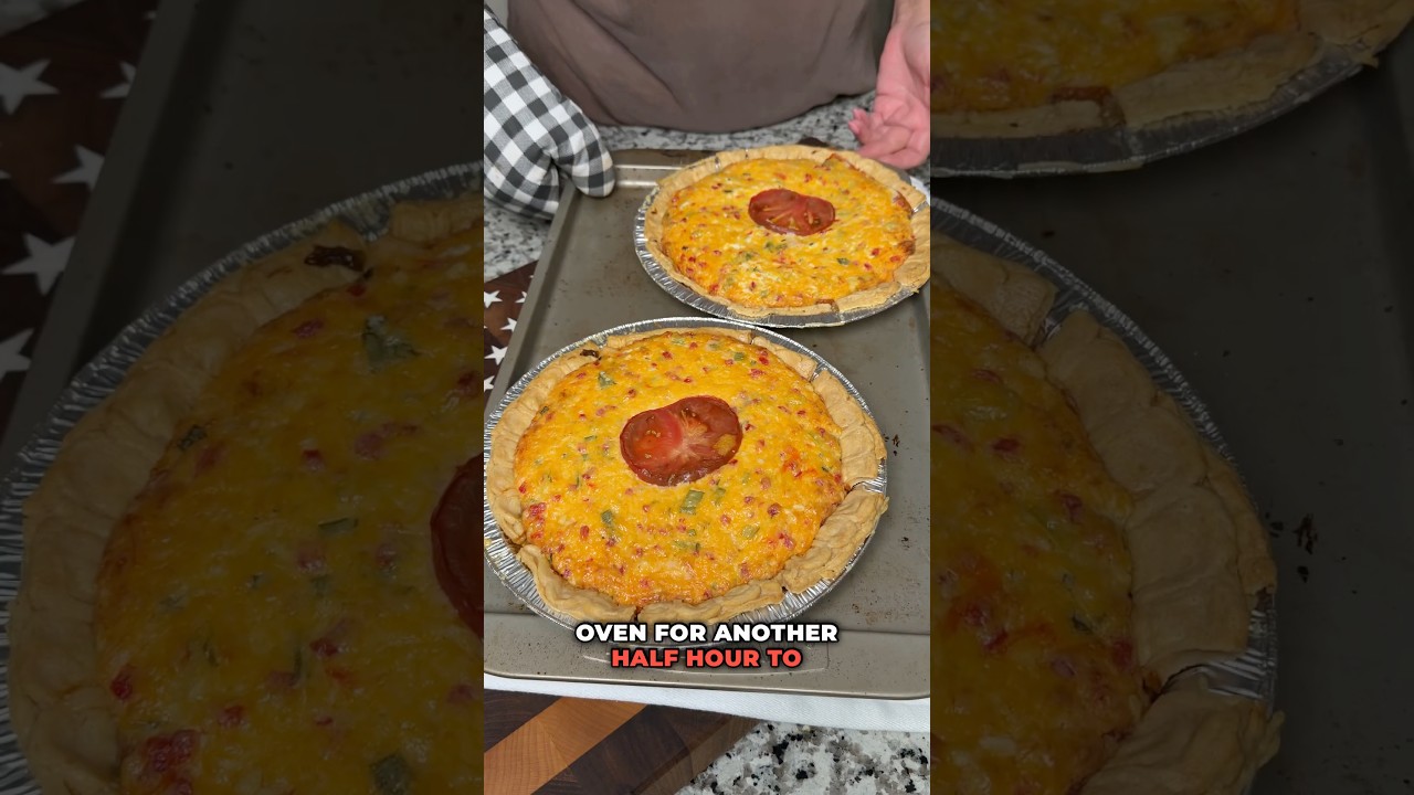 Have you ever had a Tomato Pie? 🥧 it’s perfect for summertime! 🍅 Have you ever had a Tomato Pie? 🥧 it’s perfect for summertime! 🍅