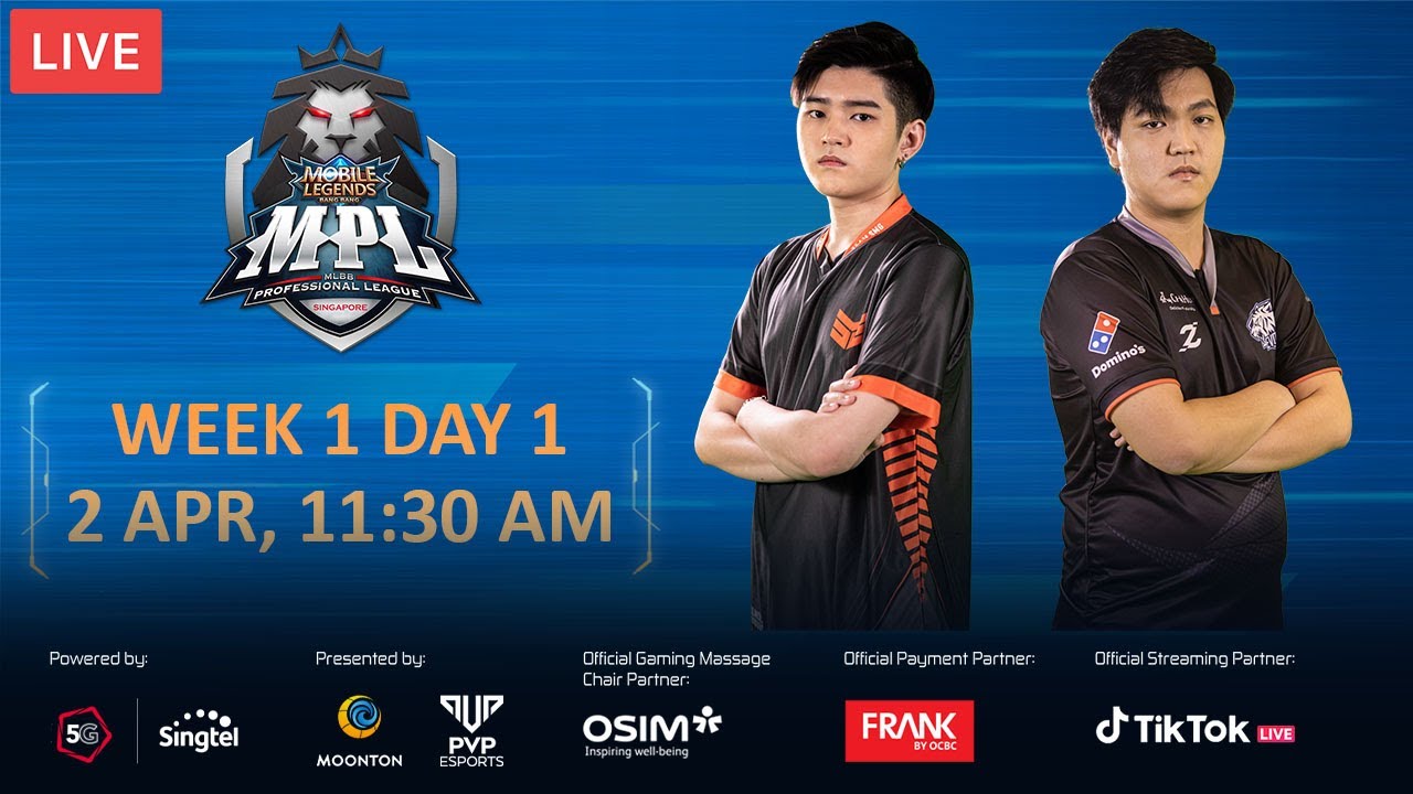 (LIVE NOW) MPL SG S3 Week 1 Day 1