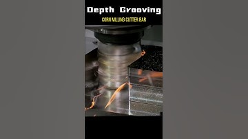 Corn milling cutter bar  Depth Grooving #machine #cncmachining #cnc #smartphone #tools#manufacturing