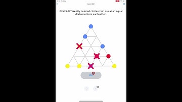 Easy Game - Brain Test Level 309 - Find 3 differently coloured circles