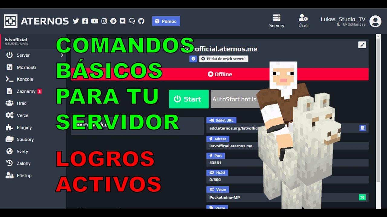 Como Activar Los Comandos En Un Servidor De Aternos