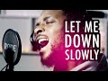 Alec benjamin  let me down slowly cover by rhamzan vocals only