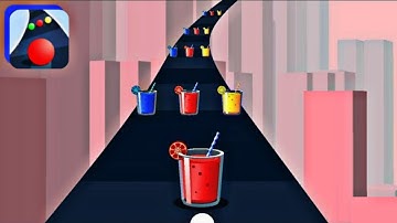 Color Road  - Very Satisfying and Relaxing ASMR Gameplay Alltrailer Gameplay CRVR65TY