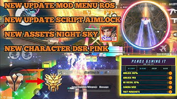 {HACK ROS} MOD MENU SCRIPT AIMLOCK ASSETS NIGHT SKY CHARACTER PINK GG MOD|BY PANDA GAMING IT