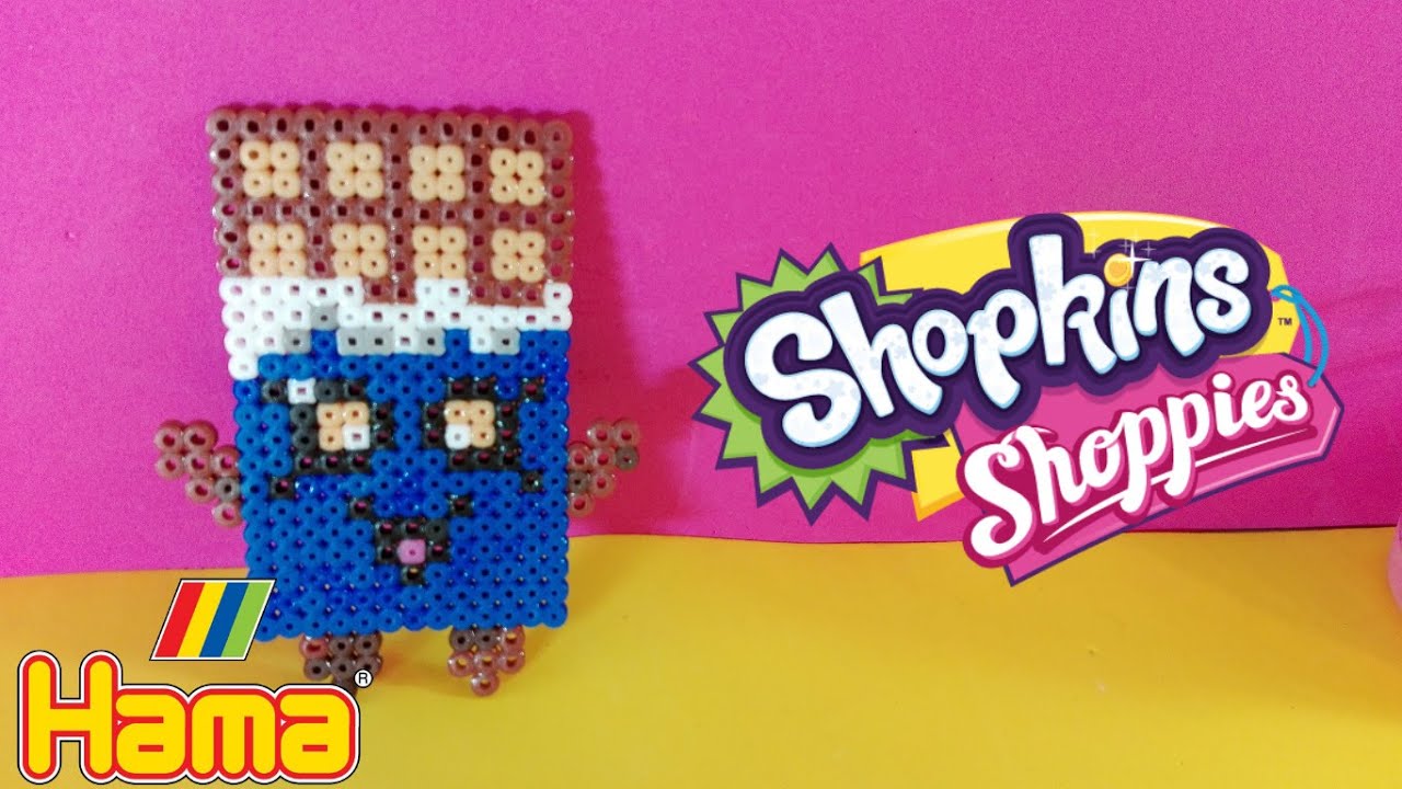 Maori Spis aftensmad subtropisk SHOPKINS HAMA- PERLER TABLETA DE CHOCOLATE - YouTube