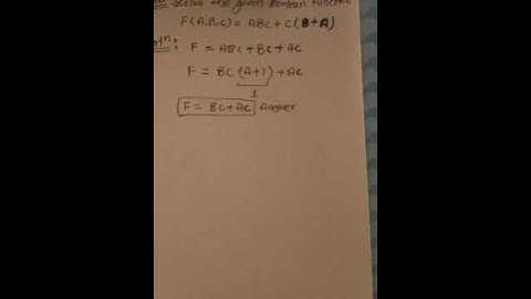 Boolean Algebra Minimization Practice