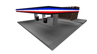 Gas Station - Roblox Studio Timelapse