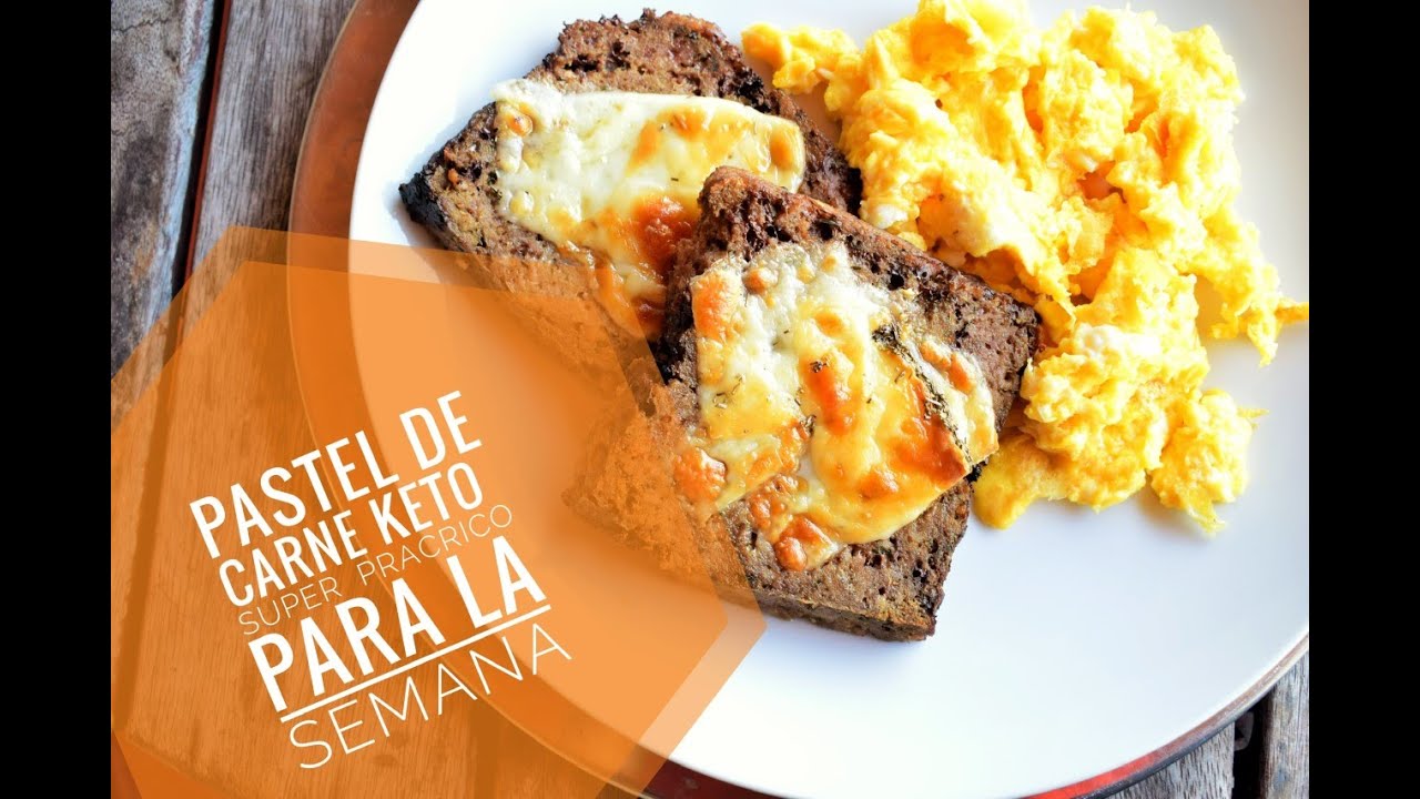 PASTEL DE CARNE KETO (PRÁCTICO PARA LA SEMANA)