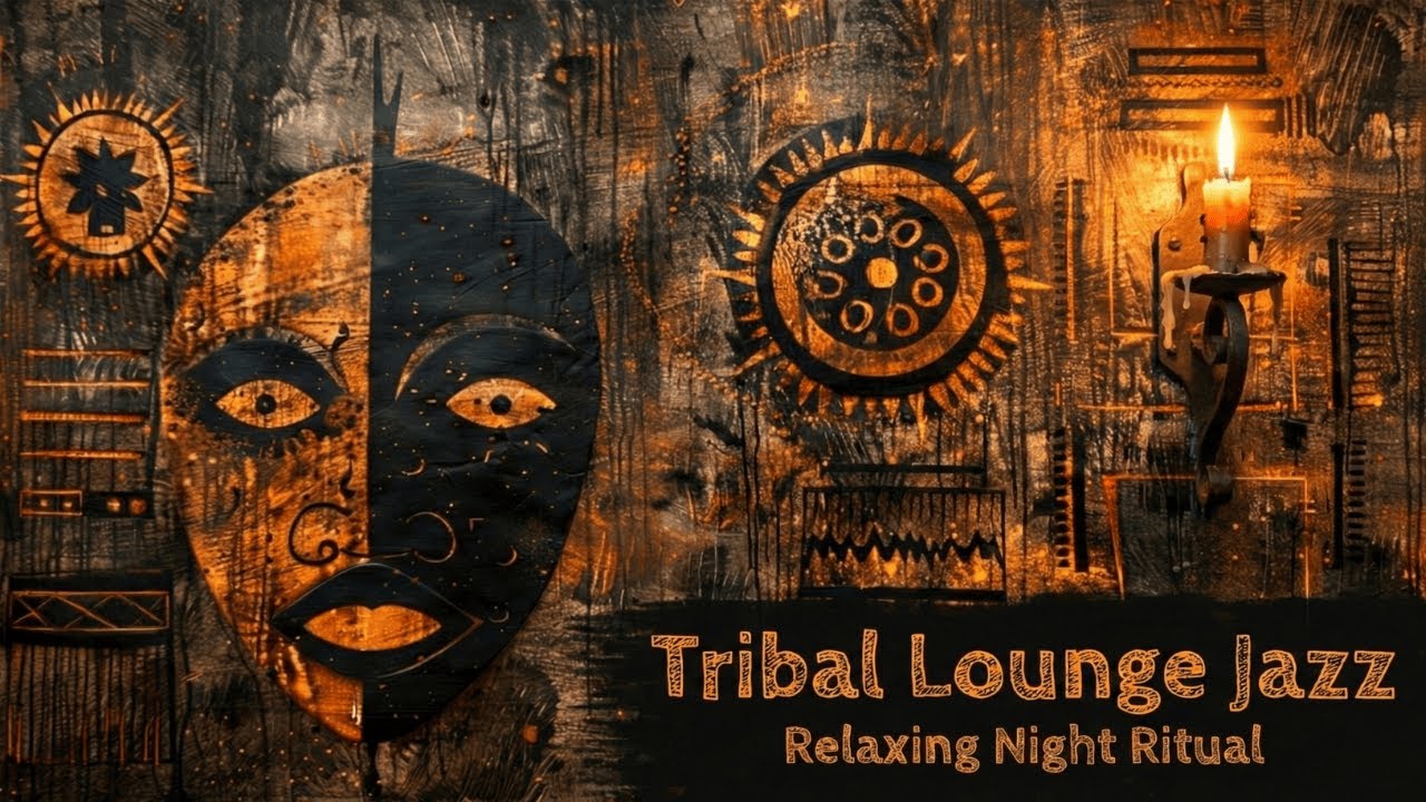 Tribal Lounge Jazz 24/7 – Sacred Grooves | Deeply Relaxing Night Ritual Jazz