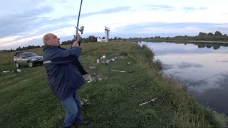 картинка: Рыбалка в День Строителя. С НОЧЕВКОЙ. Река Луга.