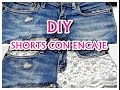 *DIY* Customiza unos shorts con encaje