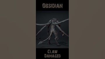 Obsidianclaw Damaged 360 #character #rogerkint #3d #animation #gaming #unity #unreal #obsidian