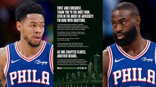Jaylen Brown first statement after trade to 76ers 👀 Anfernee Simons joins 76ers