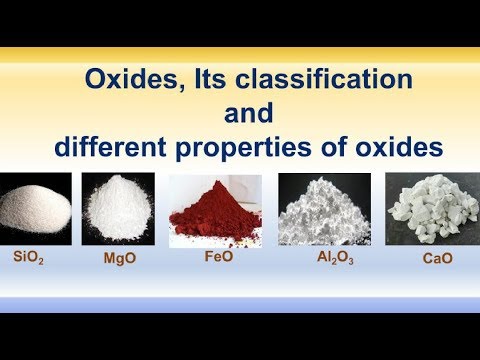 Video: What Are The Properties Of Acid Oxides?