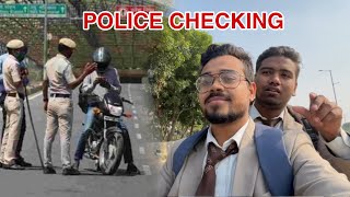 Police Checking while going Back to Home from College | Shivam Sahani