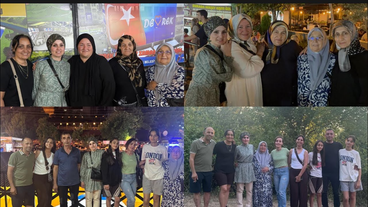 Ablamların Türkiye’deki ilk günü (Devrek gece pazarı, Ev ziyareti)#keşfet#video#devrek#zonguldak#fyp