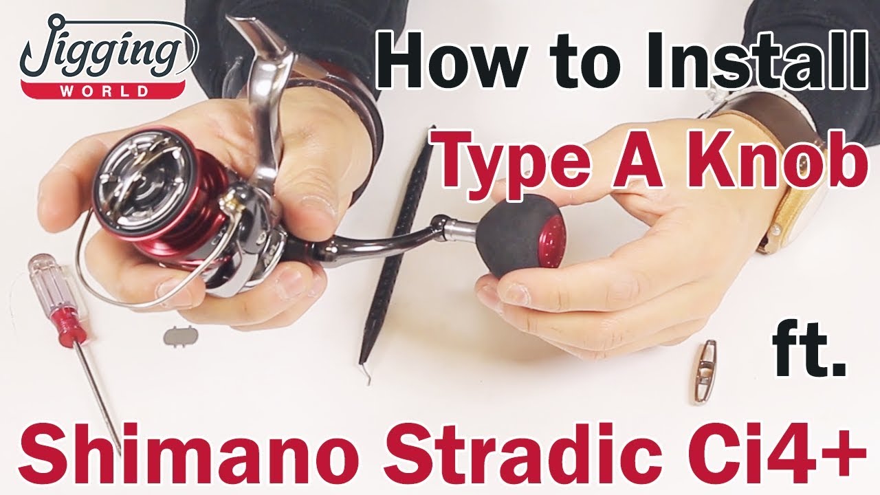 How to Install JW Type: A Knob ft. Shimano Stradic Ci4+ 