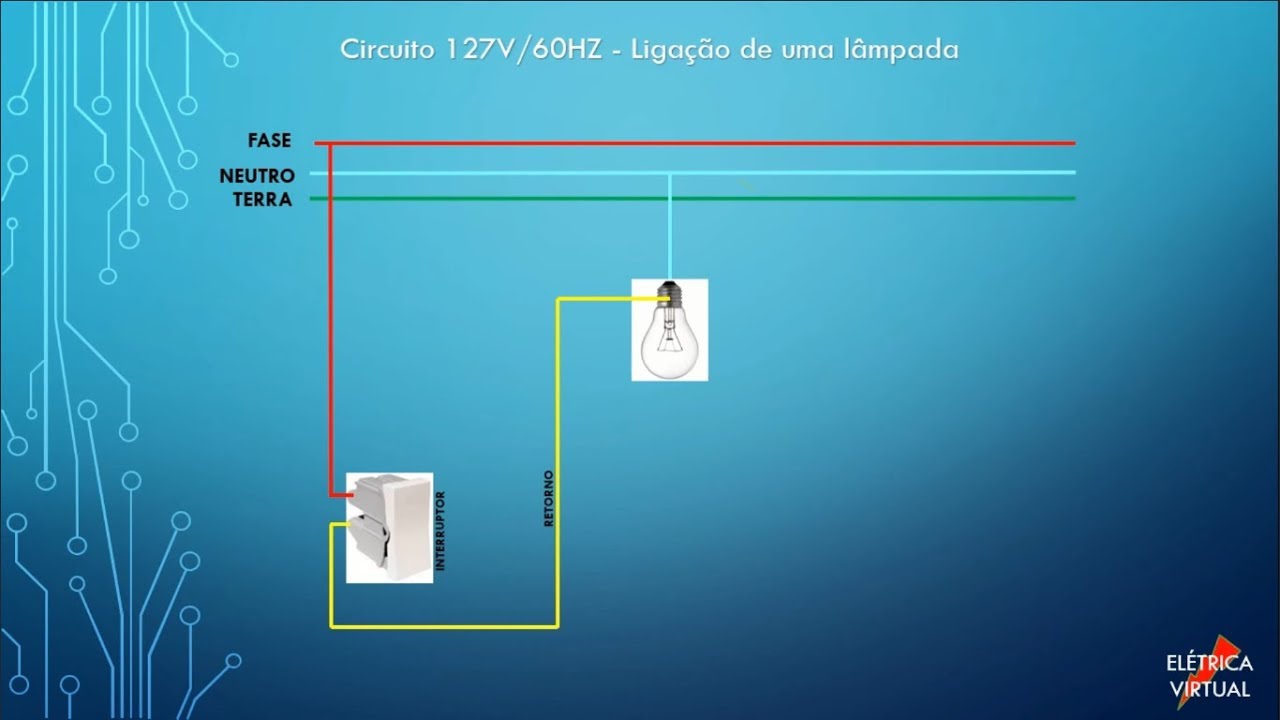 Ligação de uma lâmpada (Parte 1) YouTube