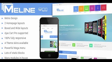 Meline - Responsive Multipurpose Magento Theme | Themeforest Website Templates and Themes