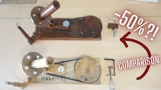 LYKKE vs Unbranded Amazon Ball Winder and Umbrella Swift | Comparison Video | Knitting House Square