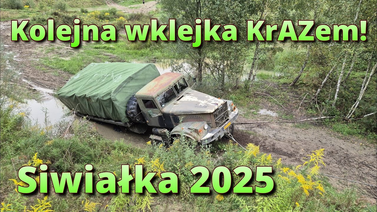 KrAZ-255 wklejka na Siwiałce.