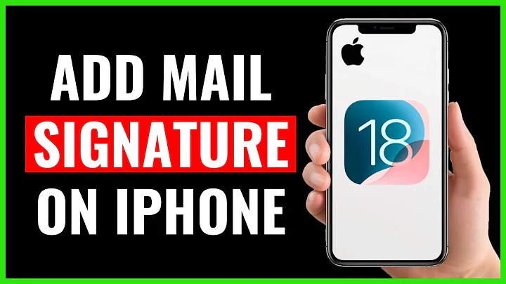 How to Add Mail Signature on iPhone (iOS 18)
